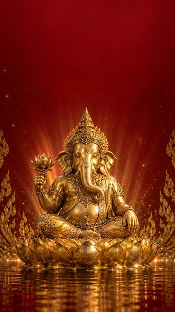 wallpaper มงคลพระพิฆเนศ